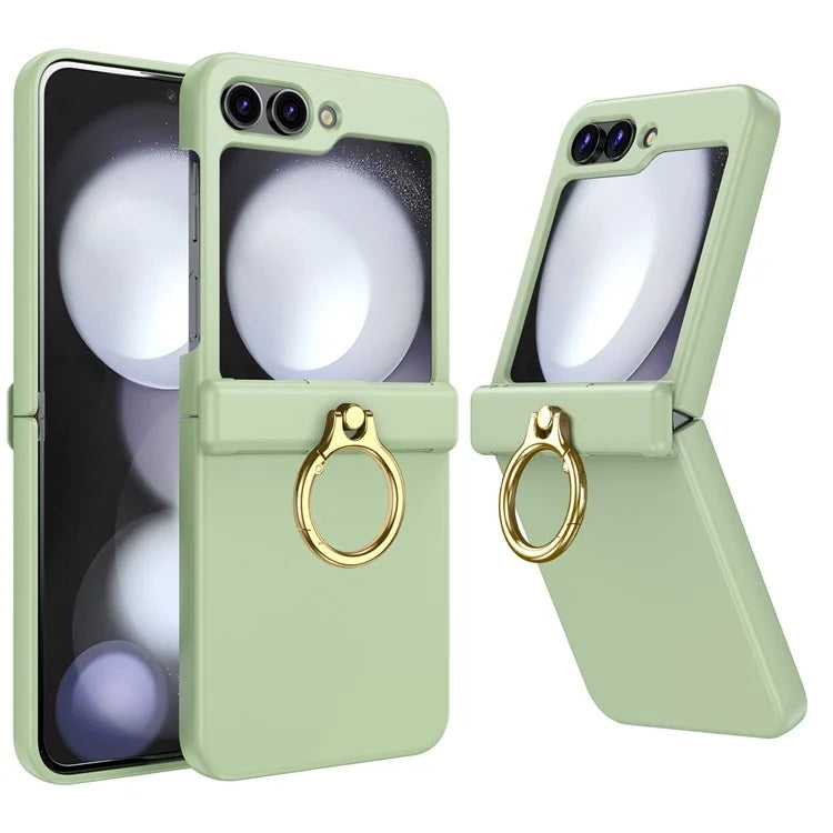 For Samsung Galaxy Z Flip5 5G Case Anti-Drop Hinge Kickstand Hard PC Phone Back Cover
