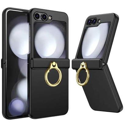 For Samsung Galaxy Z Flip5 5G Case Anti-Drop Hinge Kickstand Hard PC Phone Back Cover