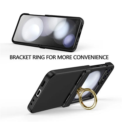 For Samsung Galaxy Z Flip5 5G Case Anti-Drop Hinge Kickstand Hard PC Phone Back Cover