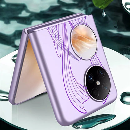 GKK For Huawei Pocket 2 Shockproof Case Art Pattern Printing Slim Hard PC Phone Cover