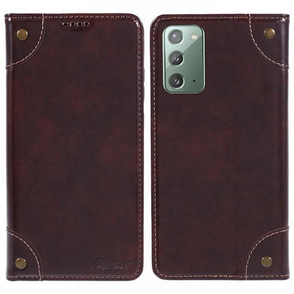 SUTENI For Samsung Galaxy Note20 / Note20 5G Case PU Leather Cover Stand Wallet Phone Shell