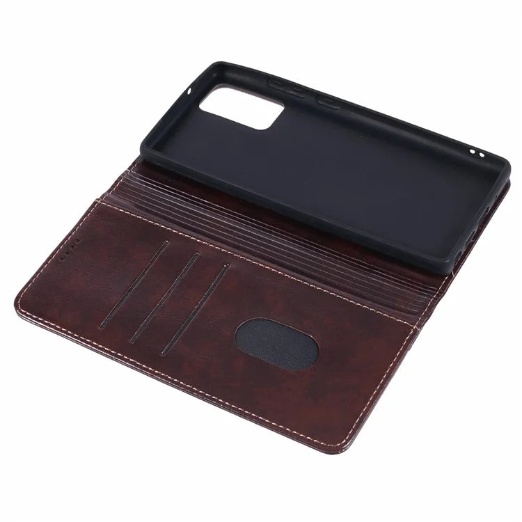 SUTENI For Samsung Galaxy Note20 / Note20 5G Case PU Leather Cover Stand Wallet Phone Shell