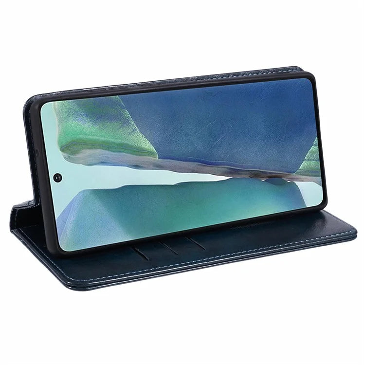 SUTENI For Samsung Galaxy Note20 / Note20 5G Case PU Leather Cover Stand Wallet Phone Shell