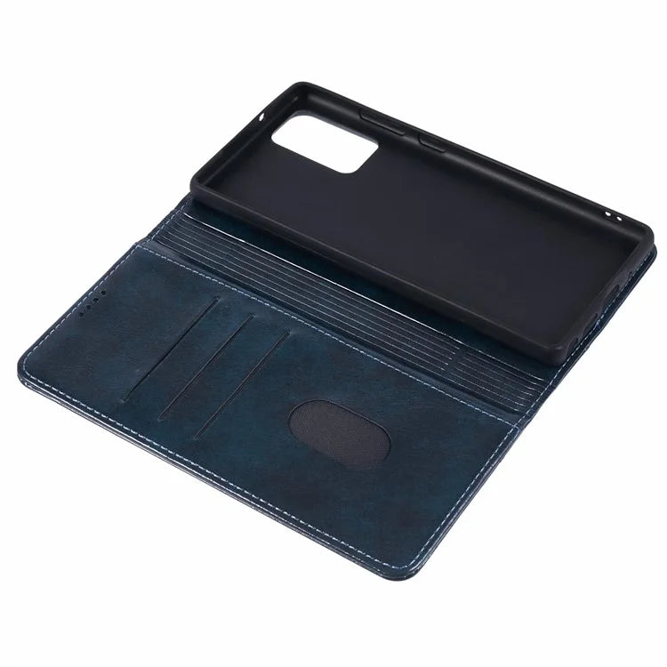 SUTENI For Samsung Galaxy Note20 / Note20 5G Case PU Leather Cover Stand Wallet Phone Shell