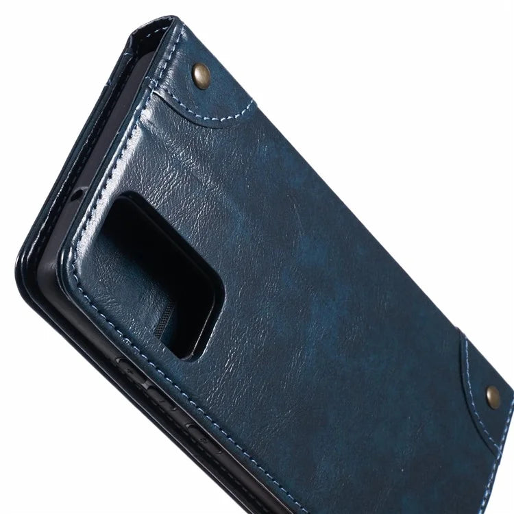 SUTENI For Samsung Galaxy Note20 / Note20 5G Case PU Leather Cover Stand Wallet Phone Shell