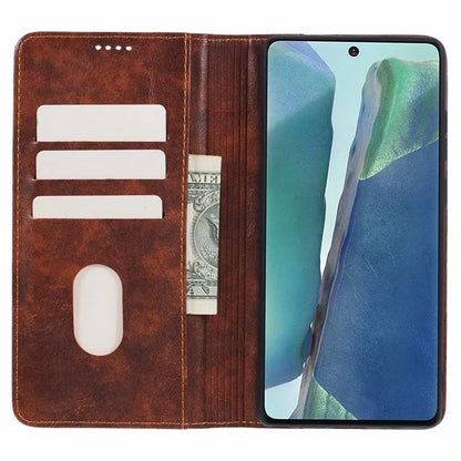 SUTENI For Samsung Galaxy Note20 / Note20 5G Case PU Leather Cover Stand Wallet Phone Shell