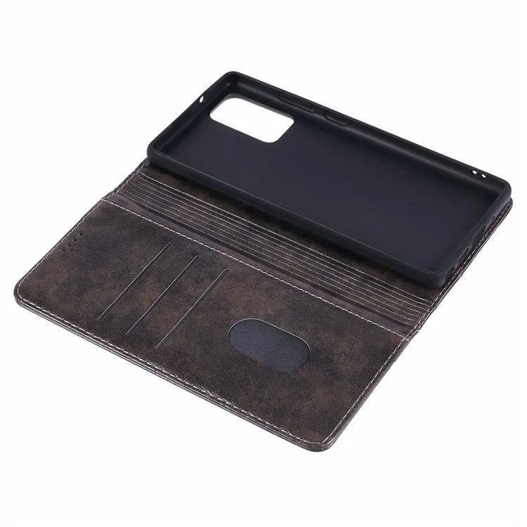 SUTENI For Samsung Galaxy Note20 / Note20 5G Case PU Leather Cover Stand Wallet Phone Shell