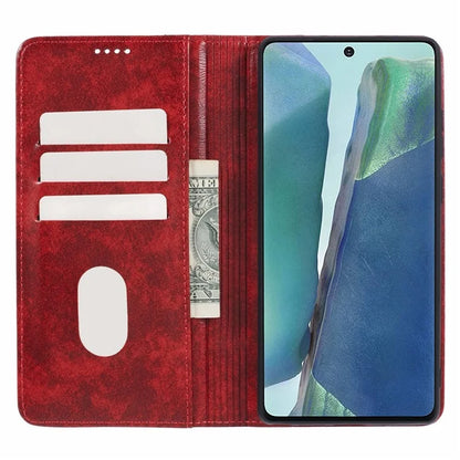 SUTENI For Samsung Galaxy Note20 / Note20 5G Case PU Leather Cover Stand Wallet Phone Shell