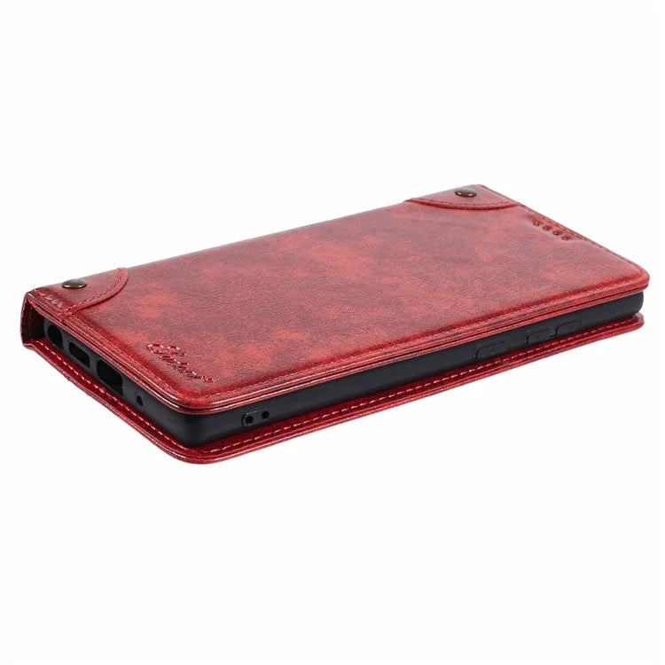 SUTENI For Samsung Galaxy Note20 / Note20 5G Case PU Leather Cover Stand Wallet Phone Shell