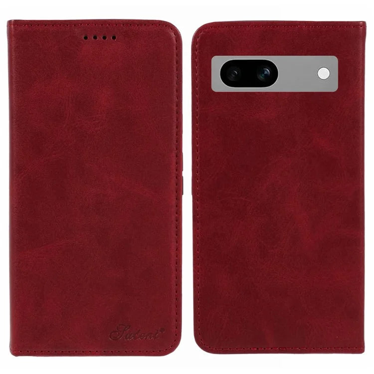 SUTENI For Google Pixel 7a Case Drop Proof PU Leather Wallet Phone Cover