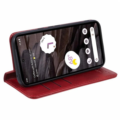SUTENI For Google Pixel 7a Case Drop Proof PU Leather Wallet Phone Cover