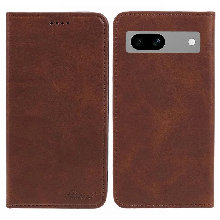 SUTENI For Google Pixel 7a Case Drop Proof PU Leather Wallet Phone Cover