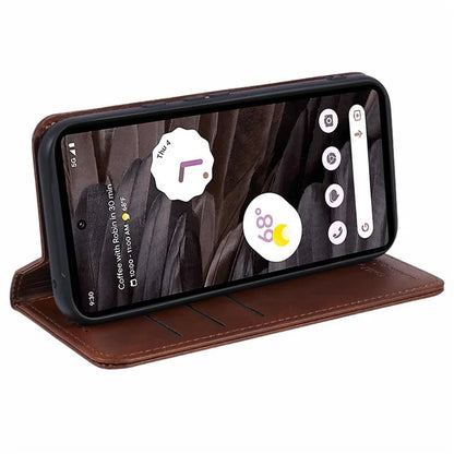 SUTENI For Google Pixel 7a Case Drop Proof PU Leather Wallet Phone Cover