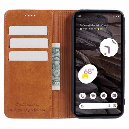SUTENI For Google Pixel 7a Case Drop Proof PU Leather Wallet Phone Cover