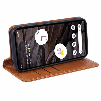 SUTENI For Google Pixel 7a Case Drop Proof PU Leather Wallet Phone Cover