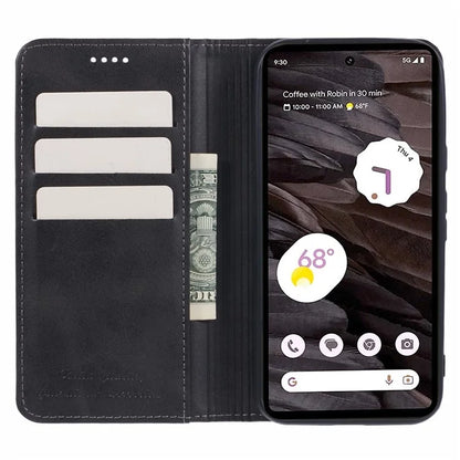 SUTENI For Google Pixel 7a Case Drop Proof PU Leather Wallet Phone Cover
