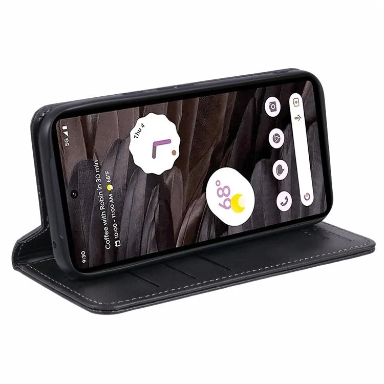 SUTENI For Google Pixel 7a Case Drop Proof PU Leather Wallet Phone Cover