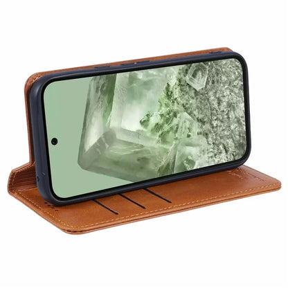 SUTENI For Google Pixel 8a Cell Phone Case PU Leather Folio Flip Wallet Cover