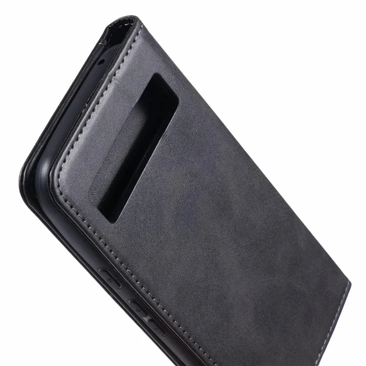 SUTENI For Google Pixel 8a Cell Phone Case PU Leather Folio Flip Wallet Cover