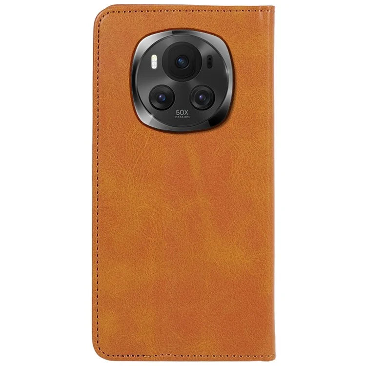 For Honor Magic6 5G Case Calf Texture PU Leather Wallet Flip Phone Cover
