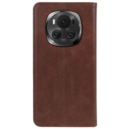 For Honor Magic6 5G Case Calf Texture PU Leather Wallet Flip Phone Cover