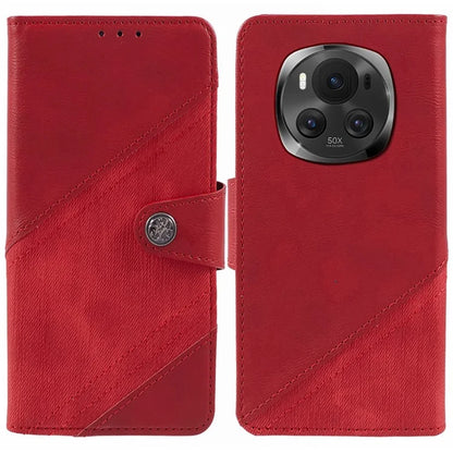 For Honor Magic6 Pro 5G Case Crazy Horse Texture Wallet Splicing Leather Phone Cover