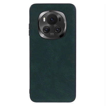 For Honor Magic6 Pro 5G Case Retro Texture Leather Coated PC+TPU Phone Back Cover