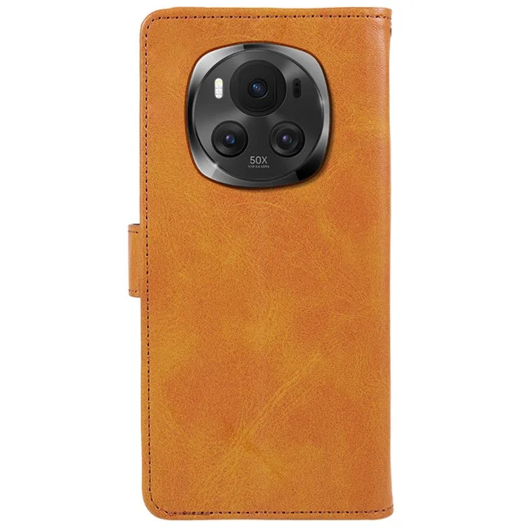 For Honor Magic6 5G Phone Case Anti-Scratch PU Leather Wallet Stand Phone Shell