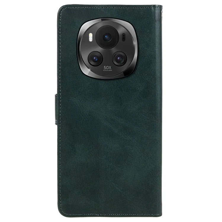 For Honor Magic6 5G Phone Case Anti-Scratch PU Leather Wallet Stand Phone Shell