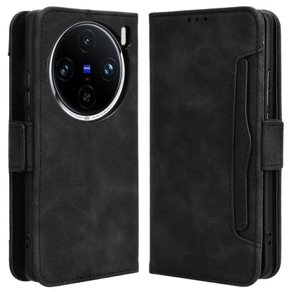 For vivo X100 5G Case Multiple Card Slots Function Wallet Leather Phone Cover