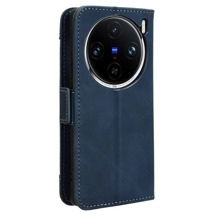 For vivo X100 5G Case Multiple Card Slots Function Wallet Leather Phone Cover