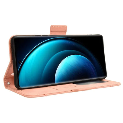 For vivo X100 5G Case Multiple Card Slots Function Wallet Leather Phone Cover