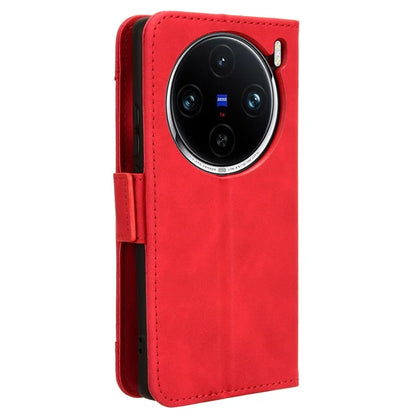 For vivo X100 5G Case Multiple Card Slots Function Wallet Leather Phone Cover