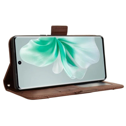 For vivo S18 5G / S18 Pro 5G / V30 5G / V30 Pro 5G Case PU Leather Stand Multiple Card Slots Phone Cover