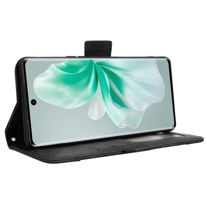 For vivo S18 5G / S18 Pro 5G / V30 5G / V30 Pro 5G Case PU Leather Stand Multiple Card Slots Phone Cover