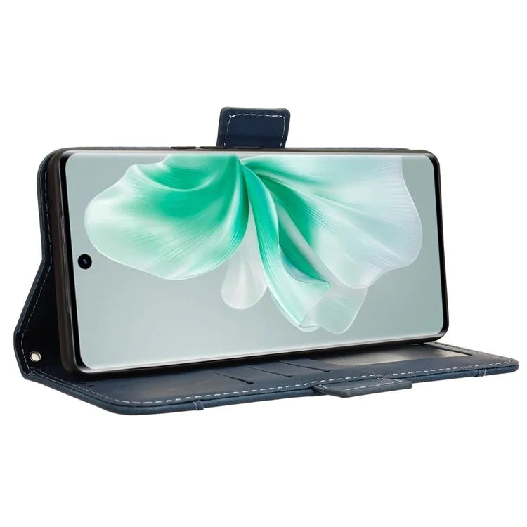 For vivo S18 5G / S18 Pro 5G / V30 5G / V30 Pro 5G Case PU Leather Stand Multiple Card Slots Phone Cover