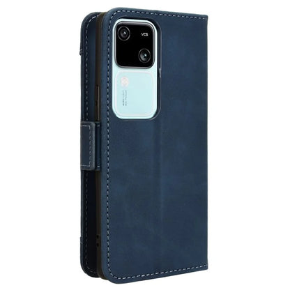 For vivo S18 5G / S18 Pro 5G / V30 5G / V30 Pro 5G Case PU Leather Stand Multiple Card Slots Phone Cover