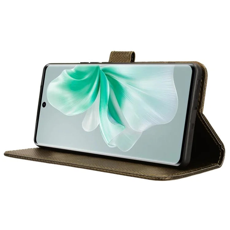 For vivo S18 5G / S18 Pro 5G / V30 5G / V30 Pro 5G Case PU Leather Stand Wrist Strap Diamond Texture Phone Cover