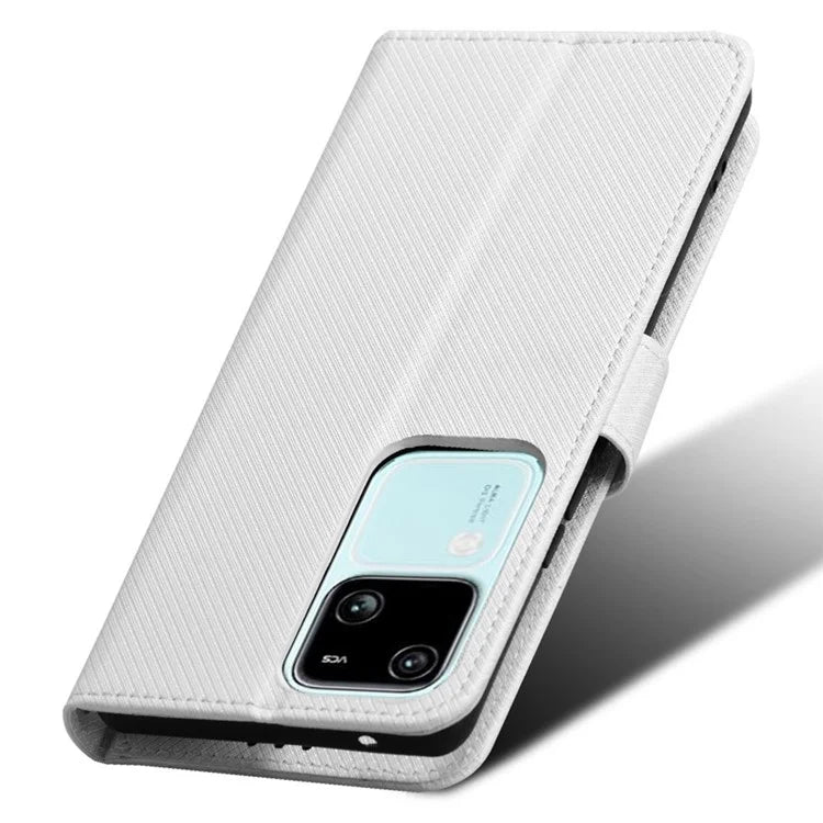 For vivo S18 5G / S18 Pro 5G / V30 5G / V30 Pro 5G Case PU Leather Stand Wrist Strap Diamond Texture Phone Cover