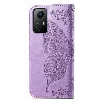 For Xiaomi Redmi Note 12S 4G Case Wallet Flip PU Leather Phone Cover Butterfly Imprinted