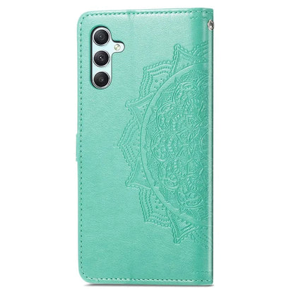 For Samsung Galaxy A55 5G Cell Phone Case Magnetic Embossed Mandala Floral Shell