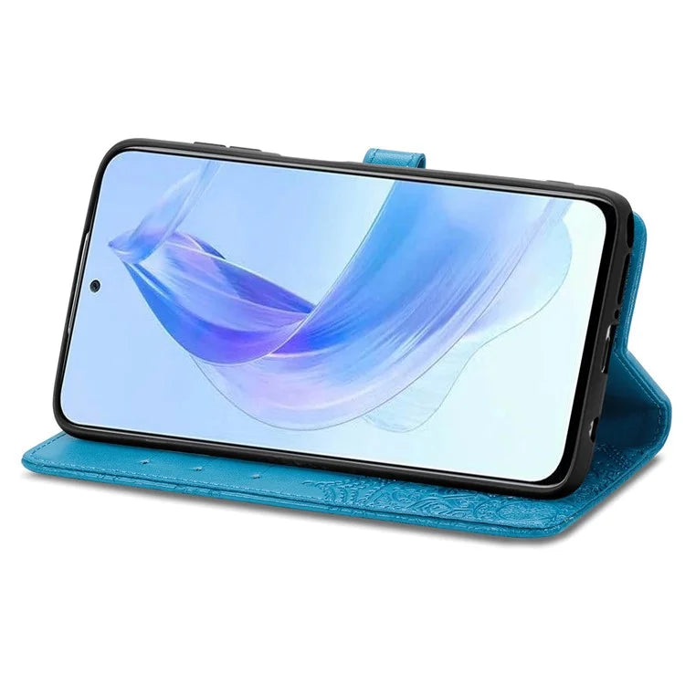 For Honor X50i 5G / 90 Lite 5G Case with Strap Wallet Leather Cover Mandala Embossed