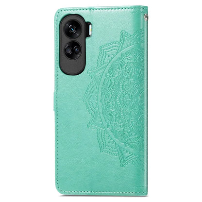 For Honor X50i 5G / 90 Lite 5G Case with Strap Wallet Leather Cover Mandala Embossed