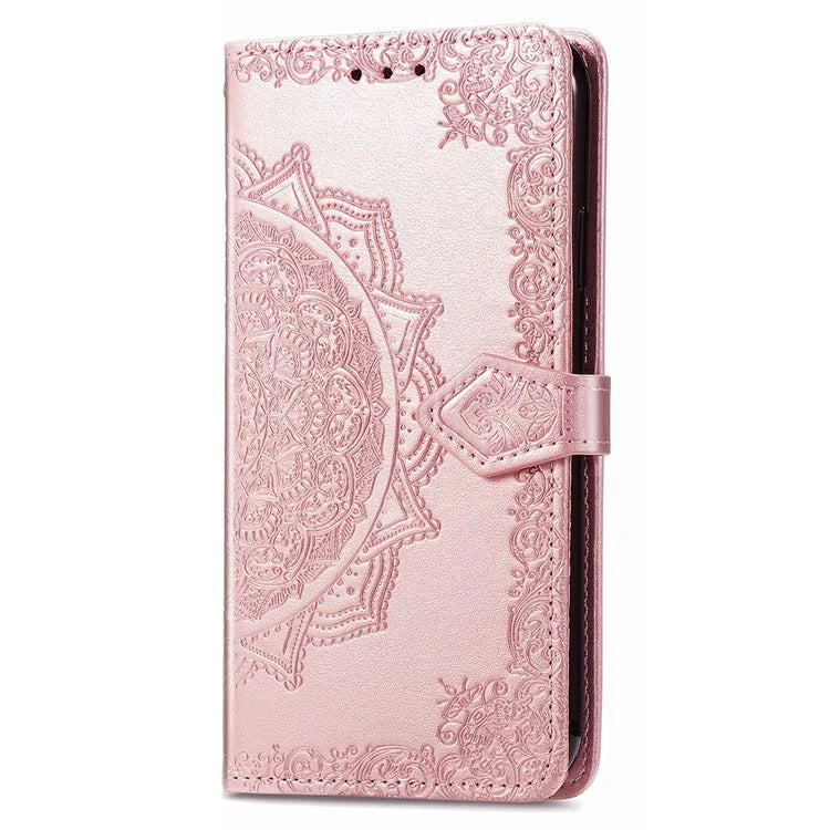 For Xiaomi Redmi Note 13 Pro 5G / Poco X6 5G Case Wallet PU Leather Mandala Phone Cover