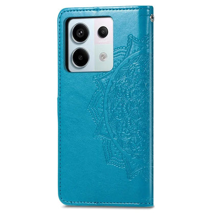 For Xiaomi Redmi Note 13 Pro 5G / Poco X6 5G Case Wallet PU Leather Mandala Phone Cover
