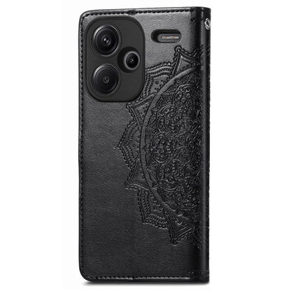 For Xiaomi Redmi Note 13 Pro+ 5G Case Mandala Leather Phone Cover with 3 Card Slots Wallet