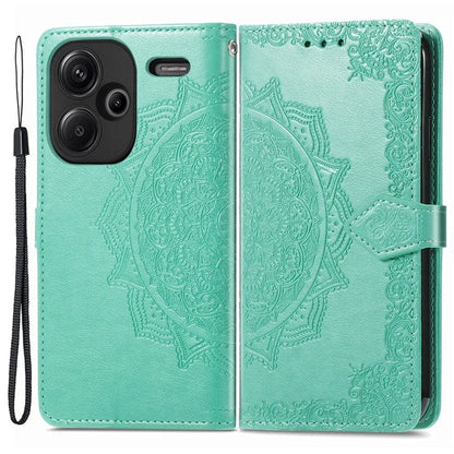 For Xiaomi Redmi Note 13 Pro+ 5G Case Mandala Leather Phone Cover with 3 Card Slots Wallet