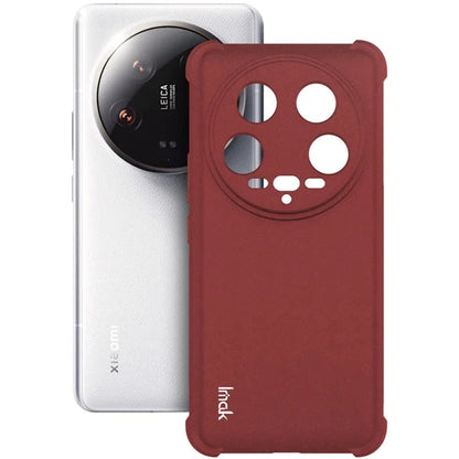 IMAK For Xiaomi 14 Ultra TPU Case Airbag Corner Shock Absorbing Matte Phone Cover