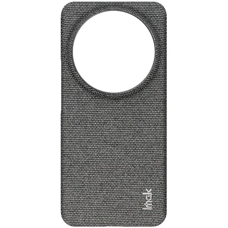 IMAK Ruiyi Series for Xiaomi 14 Ultra Phone Case Cloth Texture Leather Coated PC Back Cover