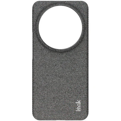 IMAK Ruiyi Series for Xiaomi 14 Ultra Phone Case Cloth Texture Leather Coated PC Back Cover